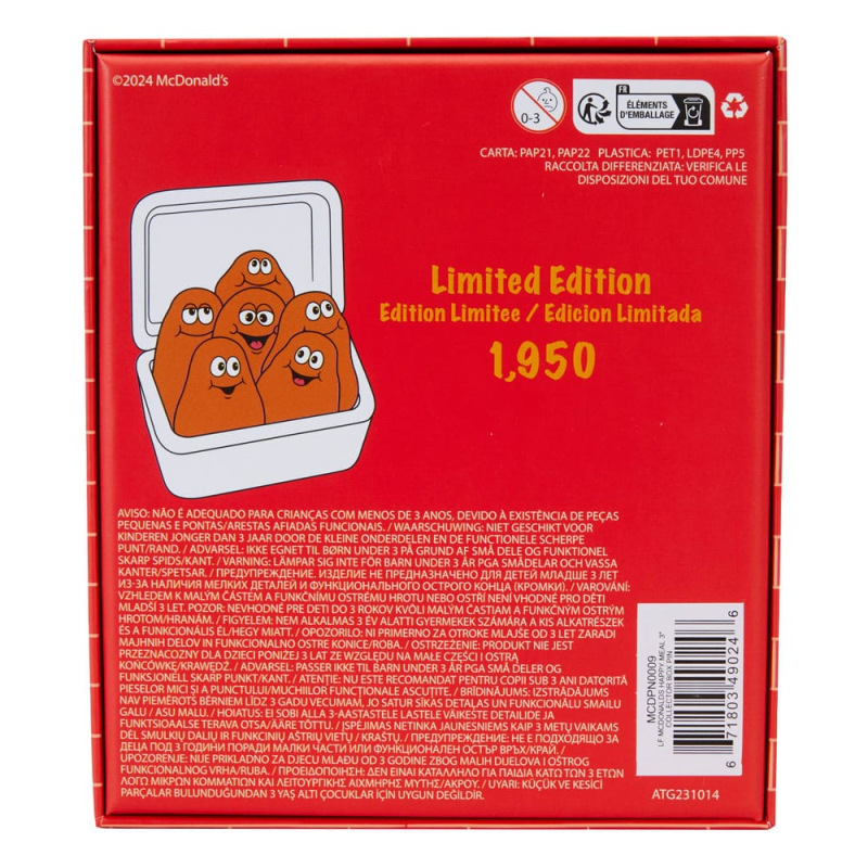 McDonalds by Loungefly Enamel 3" Pins Happy Meal 3" Collector Box Assortment (12) 2