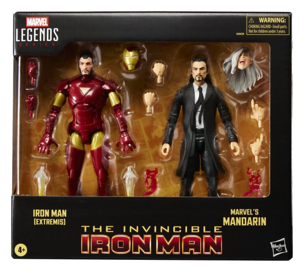 Marvel Legends Action Figure 2-Pack Iron Man (Extremis) & Marvel's Mandarin 15 cm 4