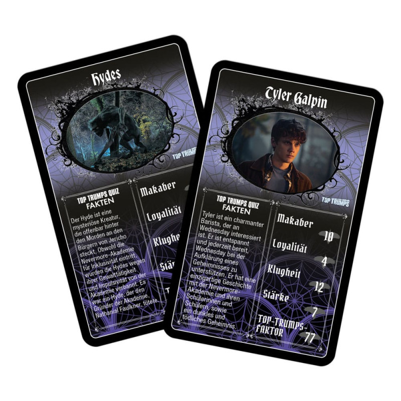 Wednesday Card Game Top Trumps *German Version* 4