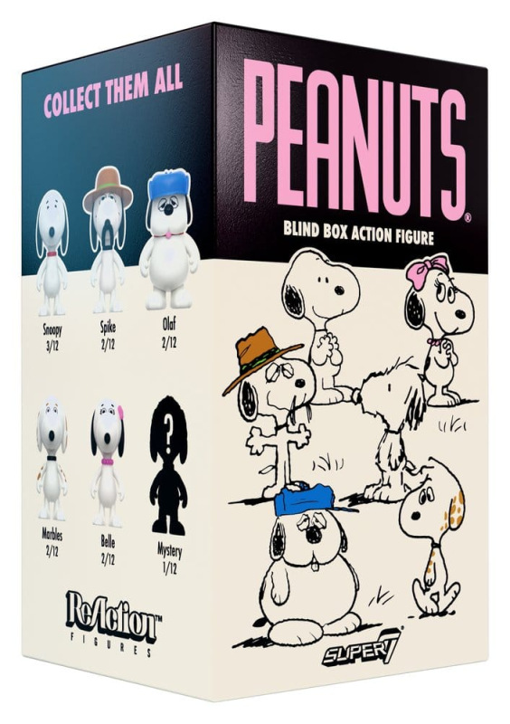 Peanuts ReAction Action Figures Snoopy's Siblings Wave 10 Blind Box 10 cm Display (12) 7
