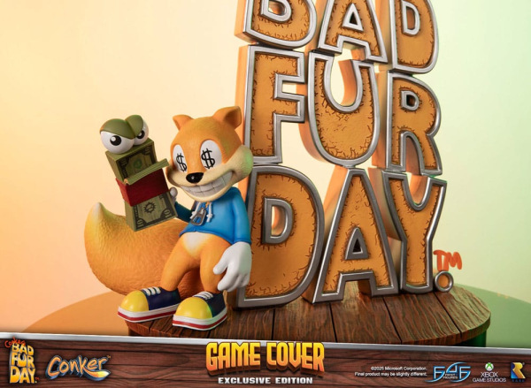 Conker´s Bad Fur Day Statue Game Cover Exclusive Edition 45 cm 9