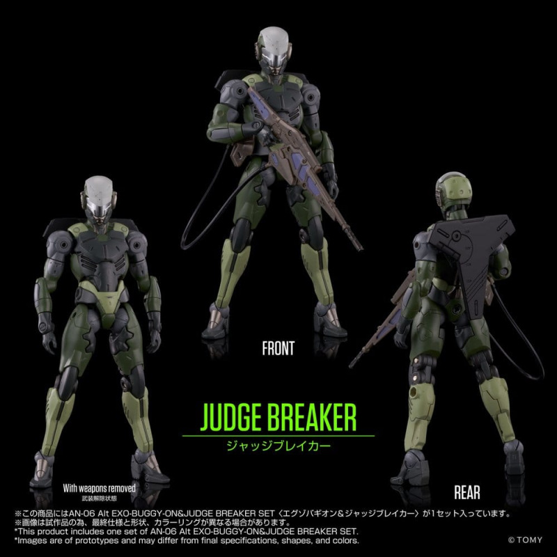 Altered Nano AN-06 Action Figure Alt Exo-Buggy-On & Judge Breaker Set 16 cm 2
