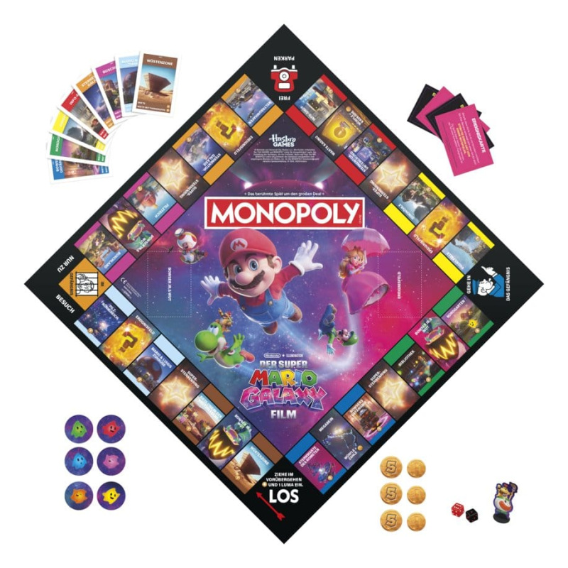 The Super Mario Galaxy Movie Monopoly Board Game *German Version* 8