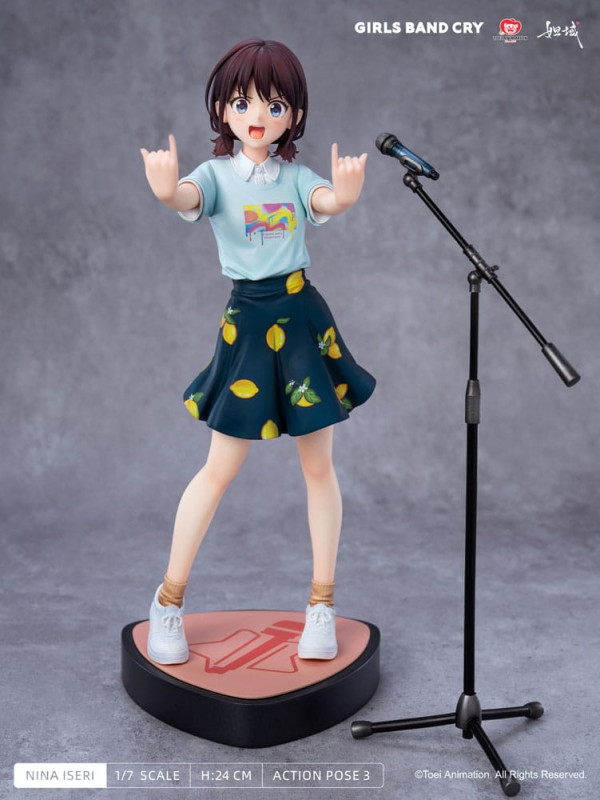 Girls Band Cry Natsu wo Mankitsu shite Sakebe Series No. 1 PVC Statue 1/7 Nina Iseri 24 cm 2