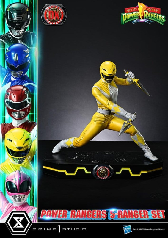 Mighty Morphin Power Rangers Premium Masterline Set of 5 Statues 1/4 Deluxe Version 62 cm 14