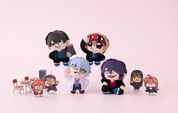 Mr. Ginpachi´s Zany Class x Okawabukubu Youth Plush Keychain Toshiro Hijikata 12 cm 7