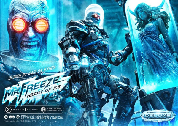 DC Comics Real Elite Masterline Series Statue 1/3 Batman (Comics) Mr. Freeze Heart of Ice (Design by 1