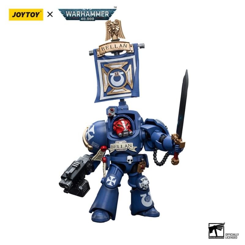 Warhammer 40k Action Figure 1/18 Ultramarines Terminators Sergeant Bellan 12 cm