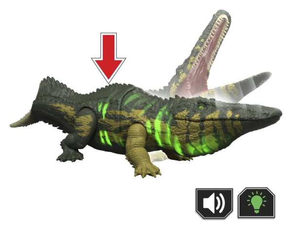 Jurassic World: Survival Action Figure Wild Roar Stomatosuchus 37 cm 5