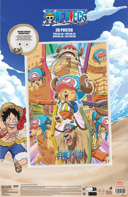 One Piece 3D Poster Chopper 38 x 58 cm 3