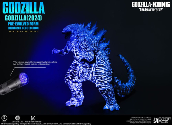 Godzilla vs. Kong: The New Empire Soft Vinyl Statue Godzilla (2024) Evolved Blue Edition 28 cm 9