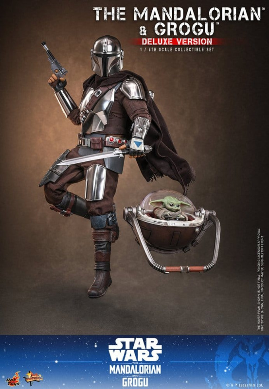 Star Wars: The Mandalorian & Grogu Movie Masterpiece Action Figure 1/6 The Mandalorian and Grogu (De 12