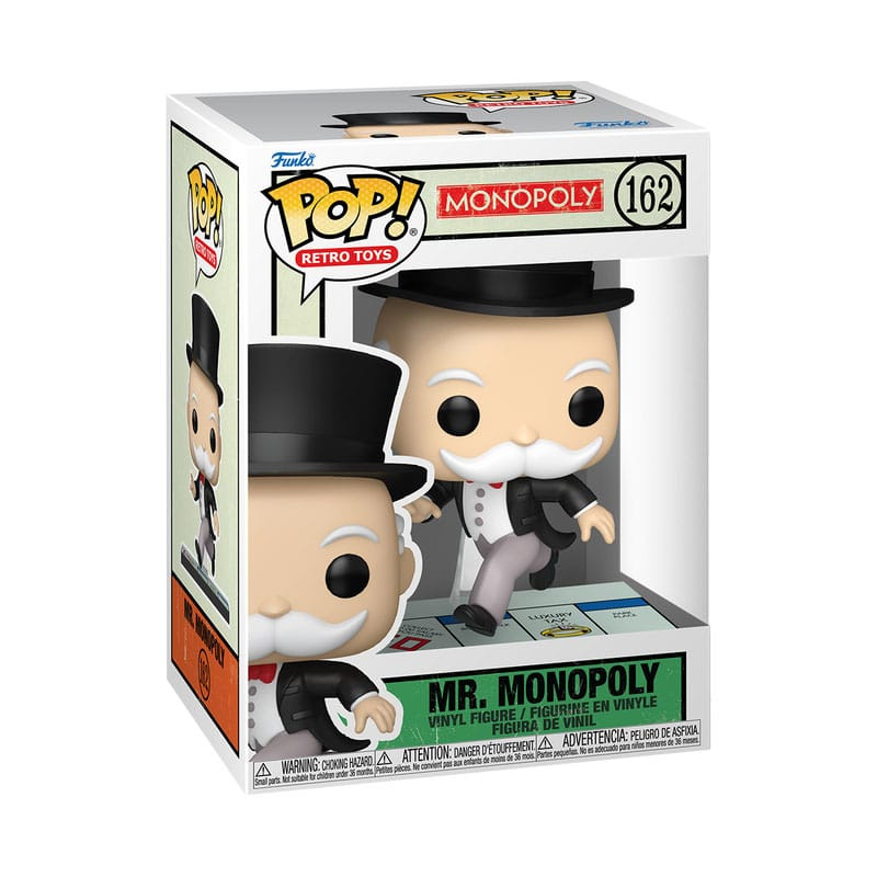 Monopoly POP! Retro Toys Vinyl Figure Mr Monopoly(Pass Go) 9 cm 1