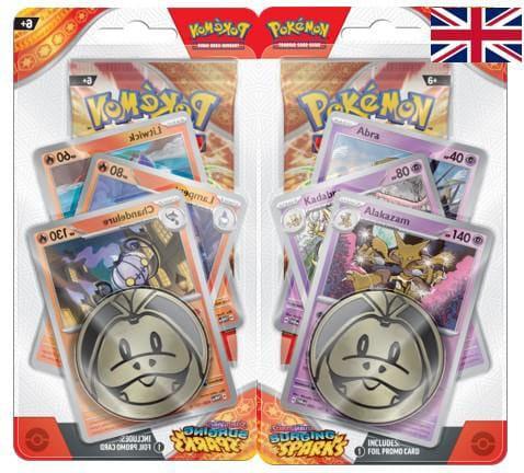 Pokémon TCG Scarlet & Violet 08 Surging Sparks Premium Checklane Blister *English Version* Set (2)