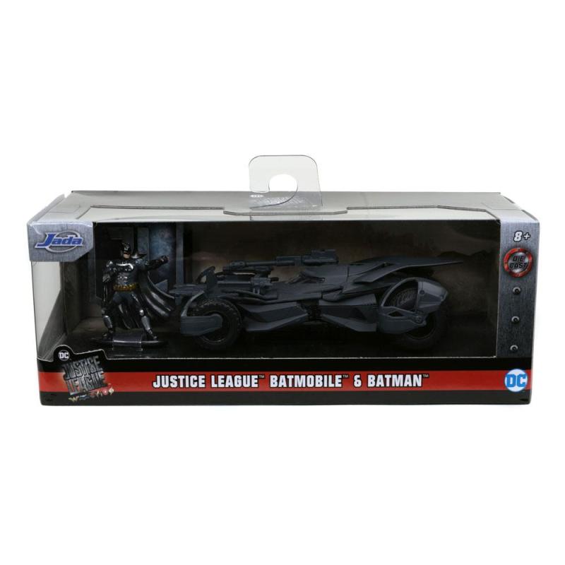 Justice League Hollywood Rides Diecast Model 1/32 Batmobile with Figure