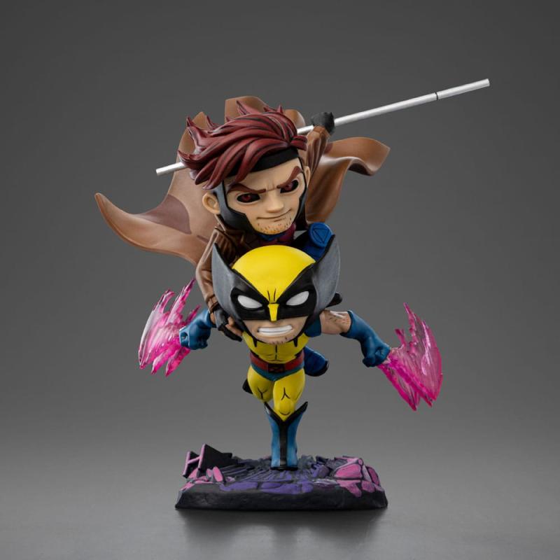 X-Men 97 Mini Co. PVC Figure Gambit and Wolverine 23 cm