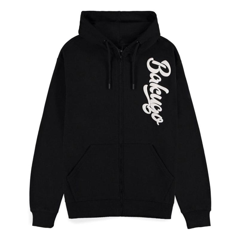 My Hero Academia Zipper Hoodie Sweater Bakugo Size L