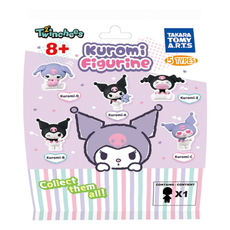 Sanrio Twinchees Mini Figures Kuromi 5 cm Display (24) 7