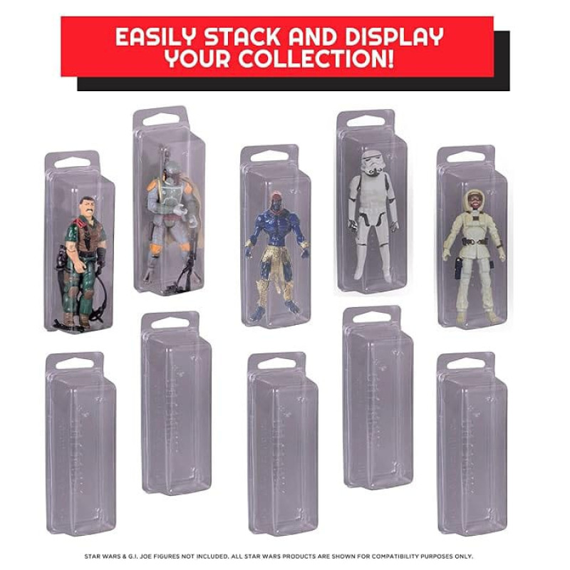Clamshell PET Protectors 50-Pack for Action Figures 5