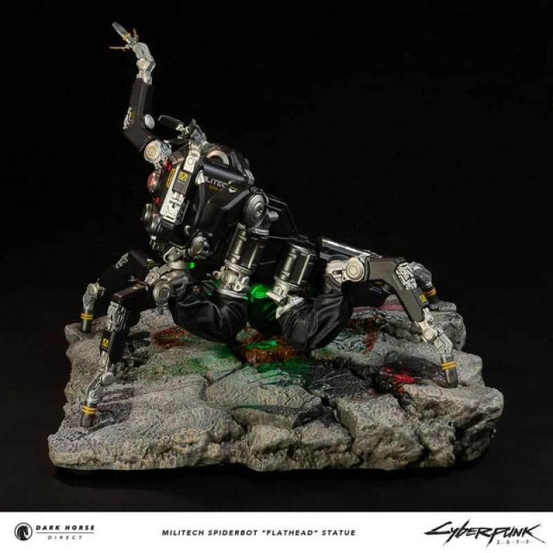 Cyberpunk 2077 Statue Militech Spiderbot "Flathead" 25 cm