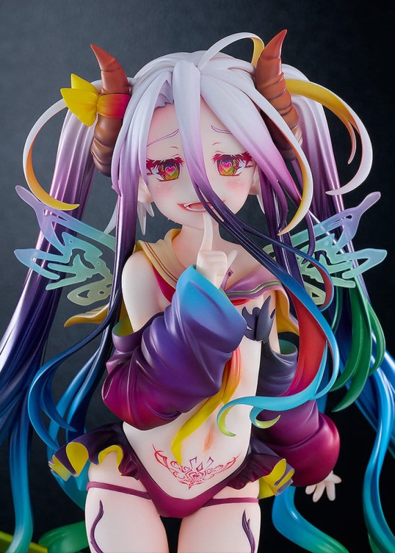 No Game No Life PVC Figure 1/7 Black Shiro 26 cm 5