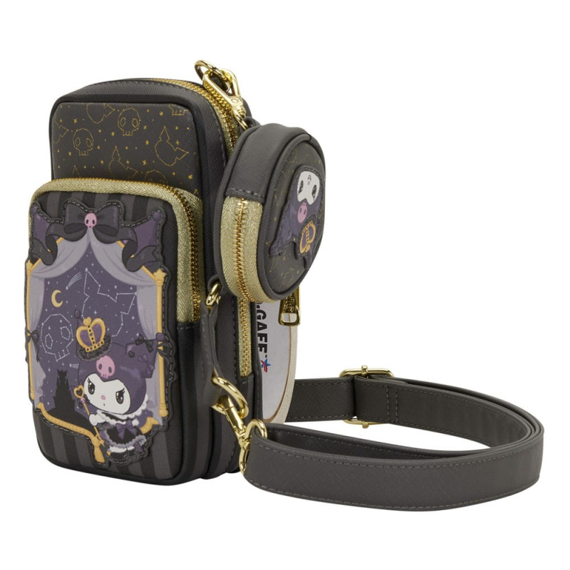 Sanrio by Loungefly Crossbody with Coin Bag 20th Anniversary Kuromi Cell Phone 3