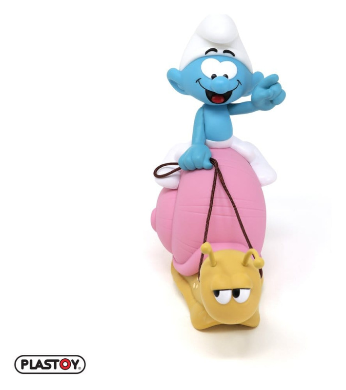 The Smurfs: Money Box Smurf on a Snail's Back 19 cm 5