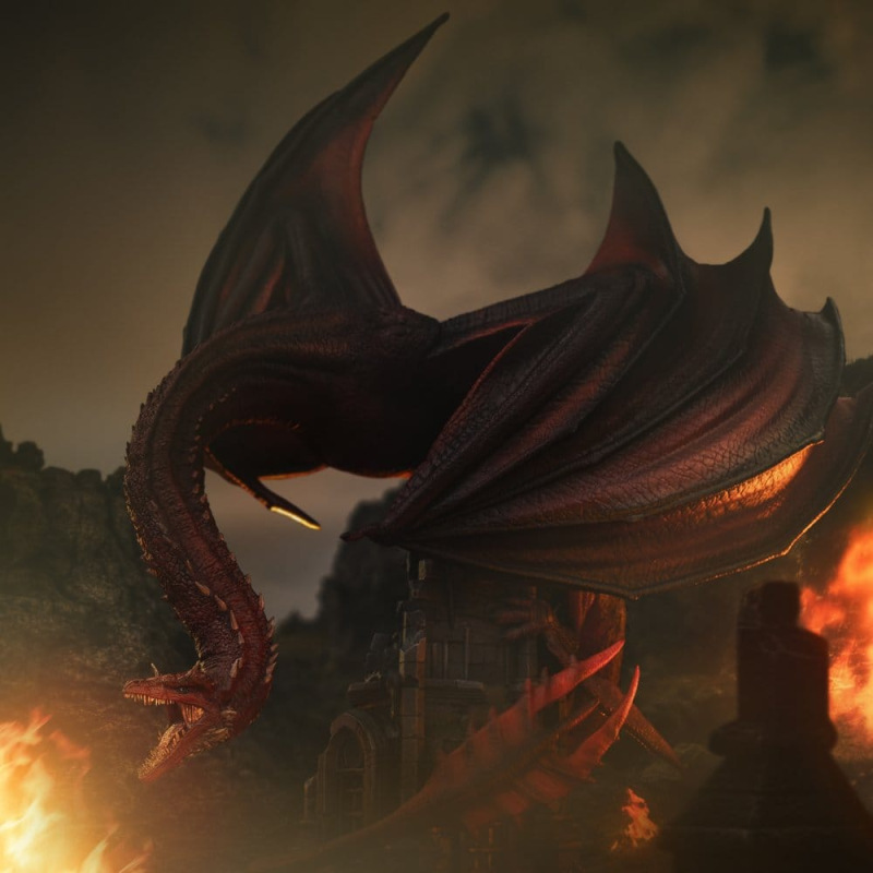 House of the Dragon Icons Statue Caraxes 36 cm 12