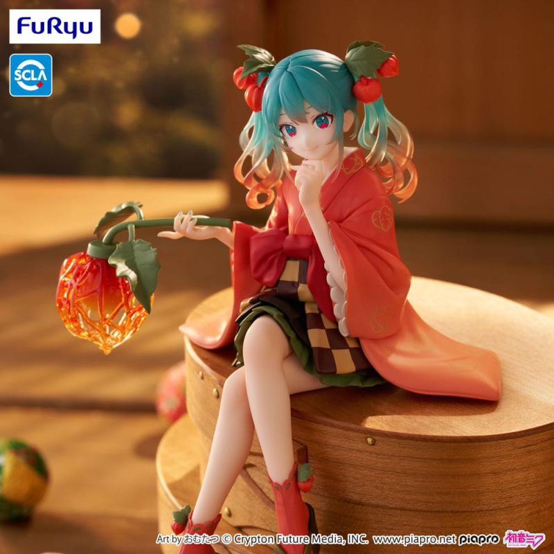 Hatsune Miku Noodle Stopper PVC Statue Flower Fairy Winter Cherry 15 cm 6