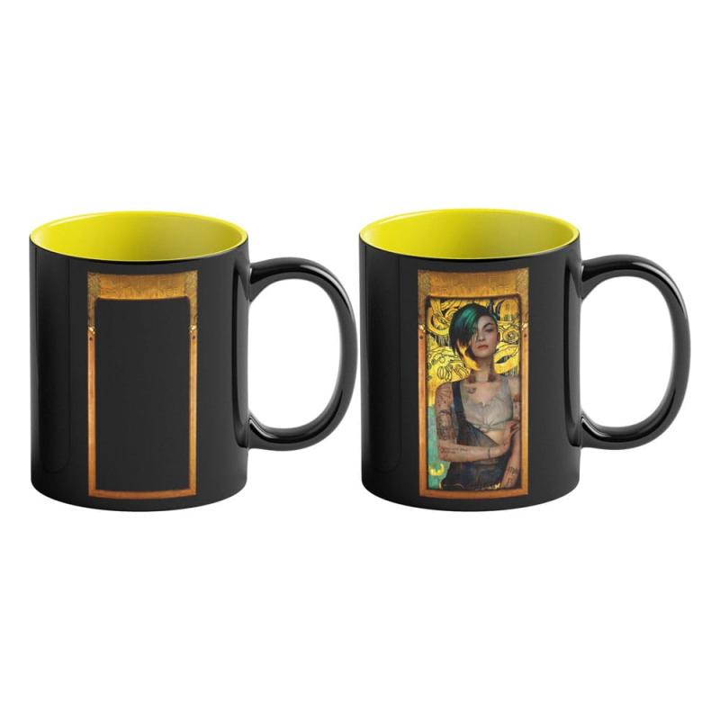 Cyberpunk 2077 Game Art Chronicles Heat Change Mug Judy inspired by Gustav Klimt 450 ml