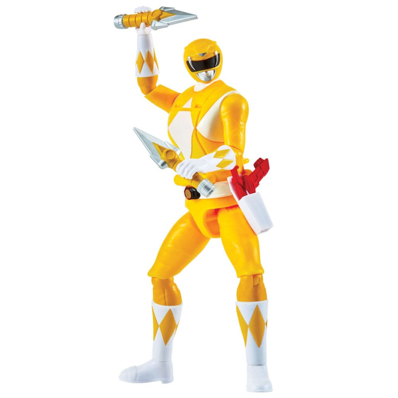 Mighty Morphin Power Rangers Action Figure Auto-Morphin Yellow Ranger 12 cm 4
