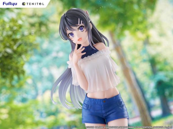 Rascal Does Not Dream of Bunny Girl Senpai Tenitol PVC Statue Mai Sakurajima 29 cm