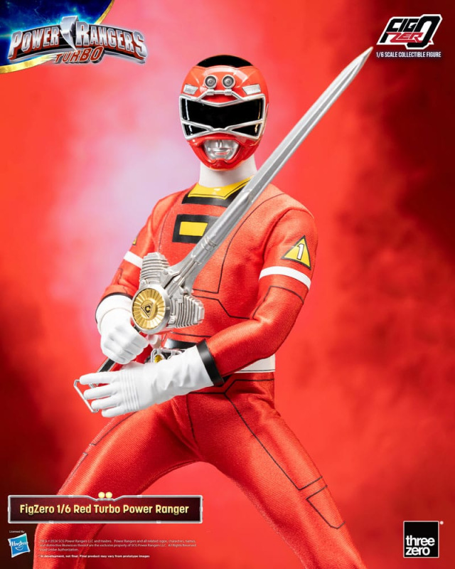 Power Rangers Turbo FigZero Action Figure 1/6 Red Turbo Power Ranger 30 cm 3