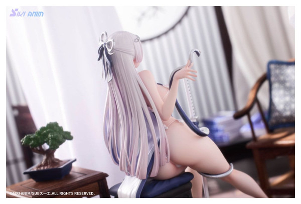 Original Character PVC Statue 1/7 The Color of the Blue - White Snake Deluxe Edition 20 cm 2