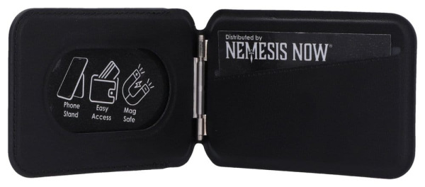 One Piece Card Holder Luffy Jolly Roger Black 10 cm 3