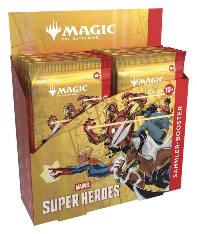 Magic the Gathering Marvel Super Heroes Collector Booster Display (12) german 7