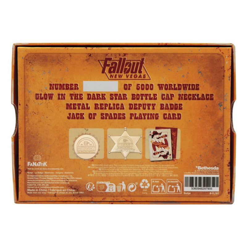 Fallout Replica Set Sunset Sarsaparilla Legend of the Star Gold Coloured Limited Edition 3
