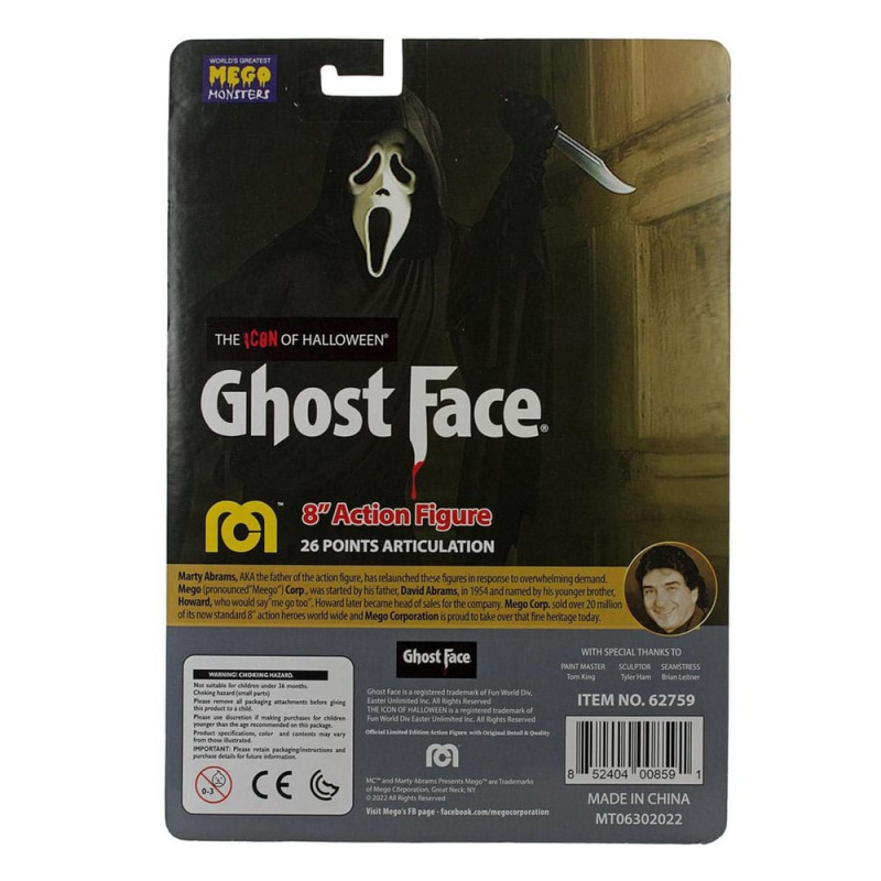 Scream Action Figure Ghostface White Face 20 cm 2
