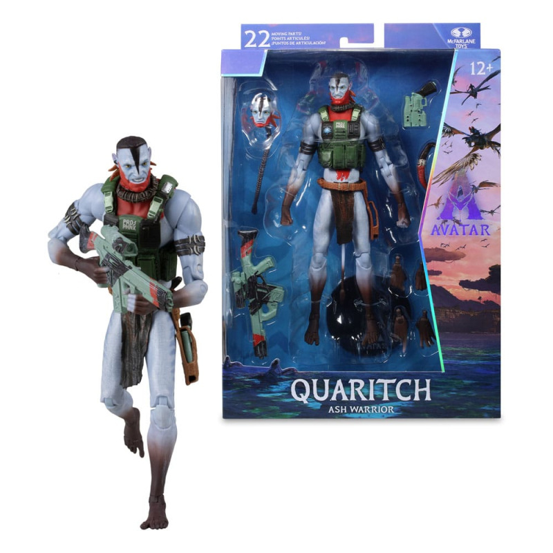 Avatar: Fire and Ash Action Figure Recom Quaritch (Ash Warrior) 18 cm 5
