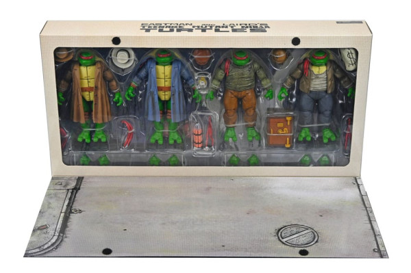 Teenage Mutant Ninja Turtles Action Figure 4 Pack Gangster Turtles 18 cm 3