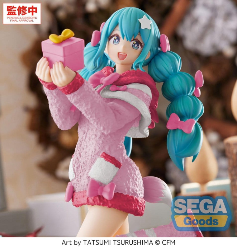 Hatsune Miku High Premium Figure PVC Figure Mokomoko Christmas Ver. 21 cm 2