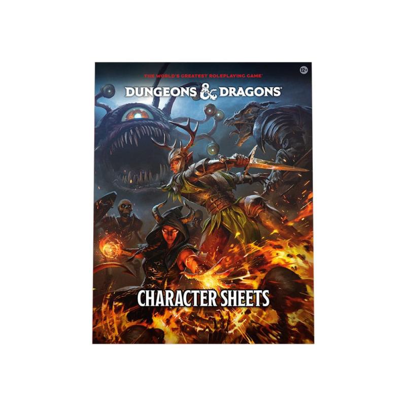 Dungeons & Dragons RPG Character Sheets 2024 english 1