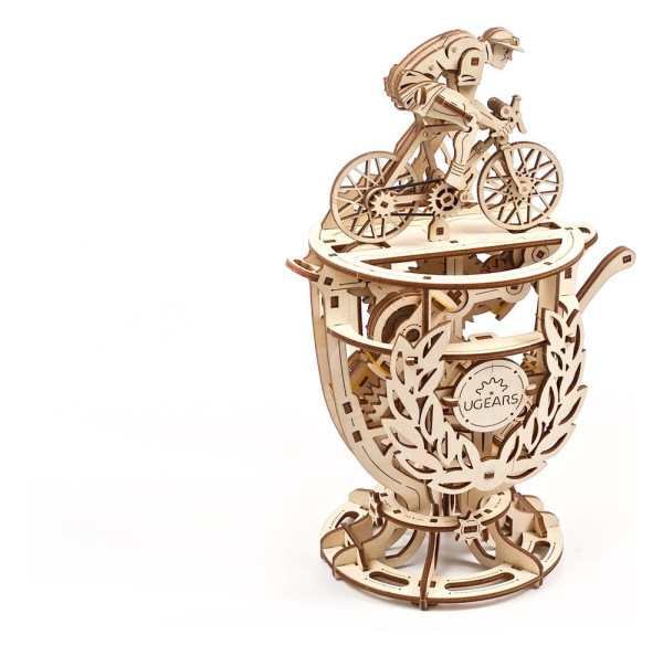 Ugears 3D Wooden Puzzle Automaton Cyclist 7
