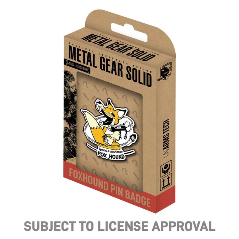 Metal Gear Solid Pin Badge Foxhound Limited Edition