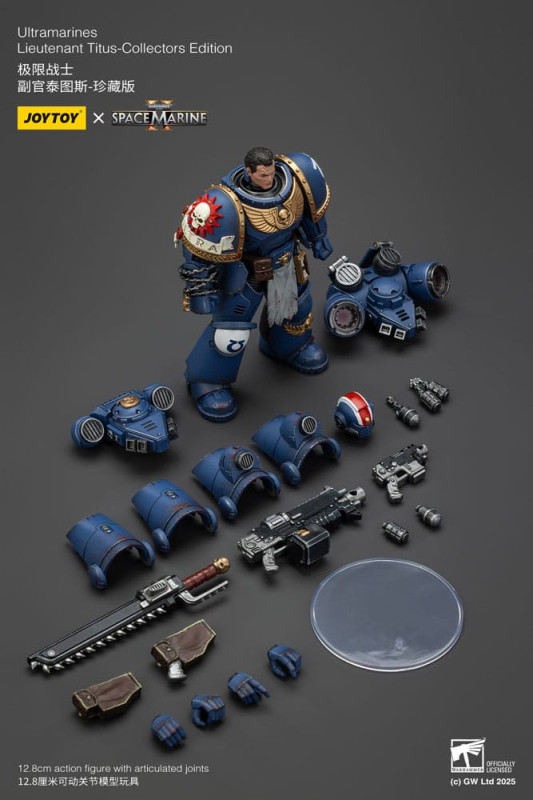 Warhammer 40,000: Space Marine 2 Action Figure Ultramarines Lieutenant Titus Collectors Edition 13 c 4