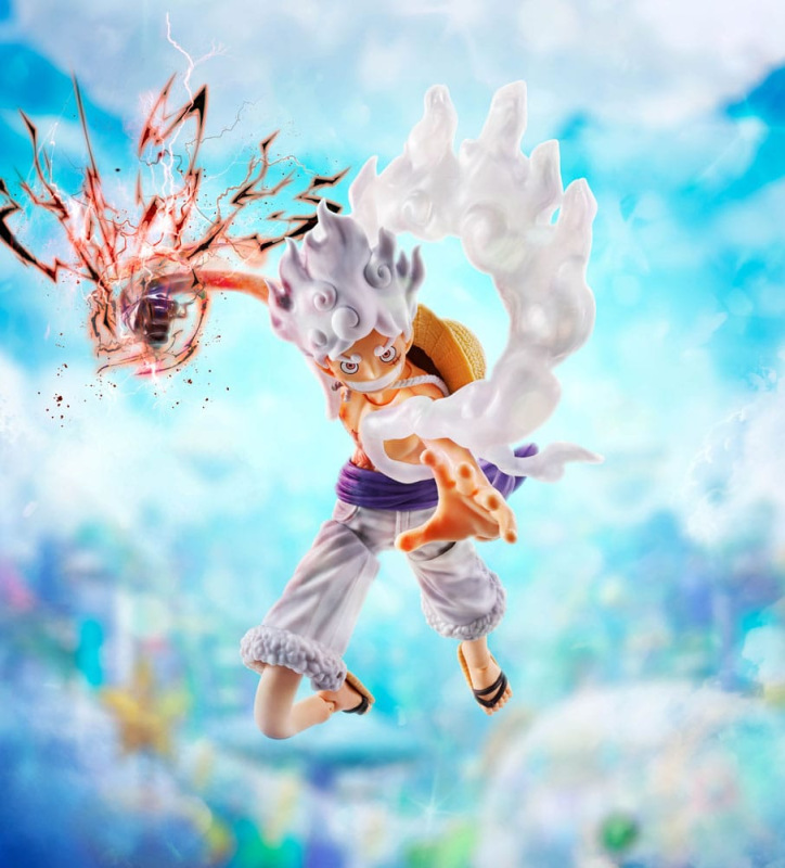 One Piece S.H.Figuarts Action Figure Monkey D. Luffy Gear 5 -Future Island Egghead- 15 cm 6