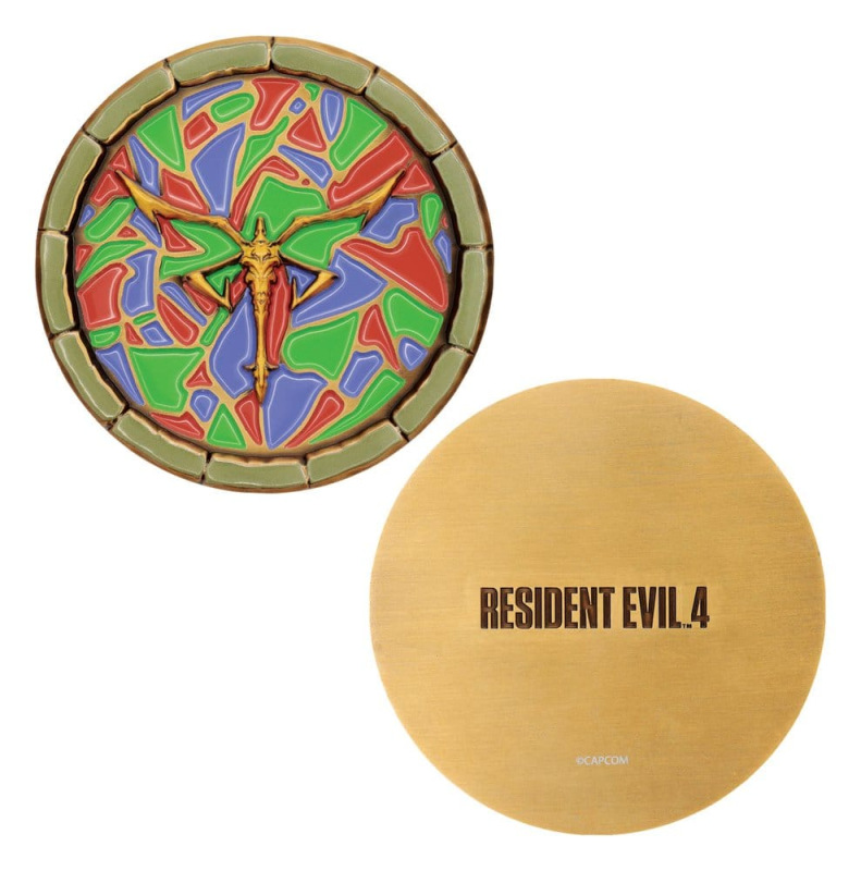 Resident Evil 4 Replica Church Puzzle Medallion Set 4