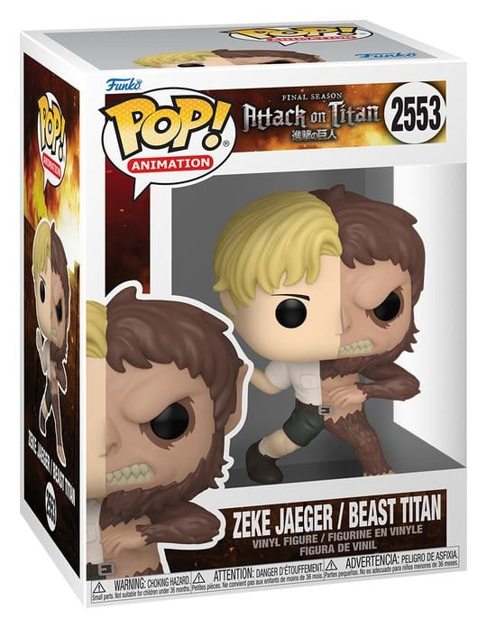 Attack on Titan POP! Animation Vinyl Figure Split- Beast Titan 9 cm 1