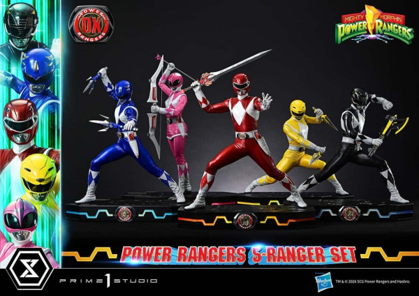 Mighty Morphin Power Rangers Premium Masterline Set of 5 Statues 1/4 Deluxe Version 62 cm 10
