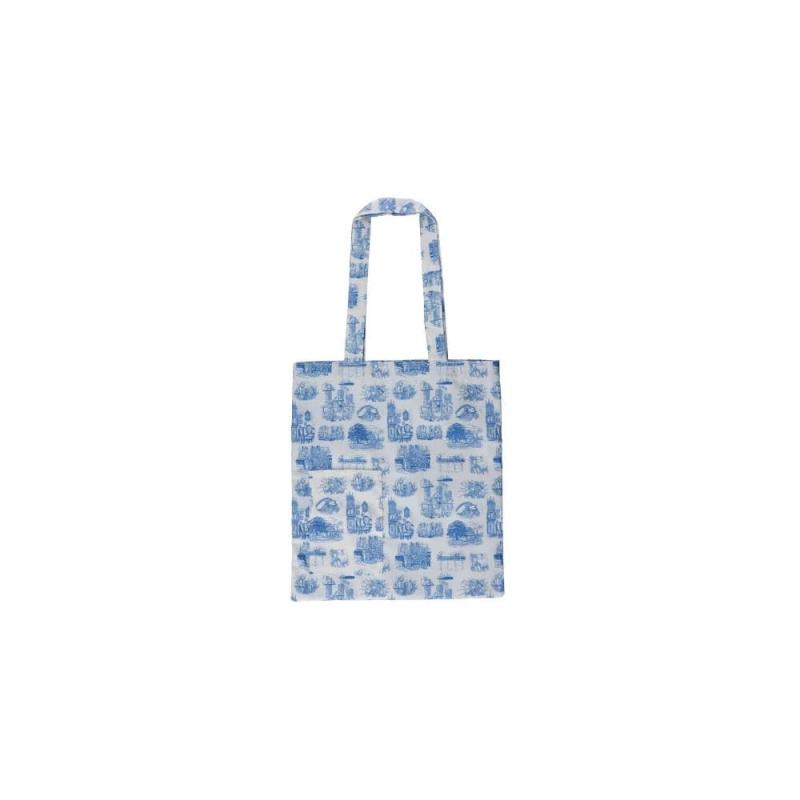 Whisper of the Heart Tote Bag Blue Nostalgia